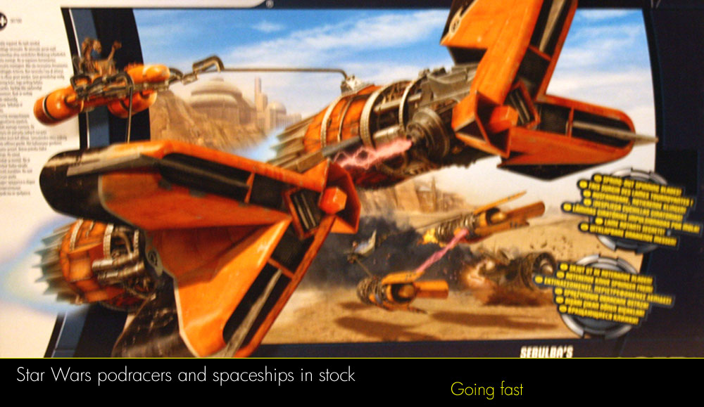 Star Wars pdracer vehicles